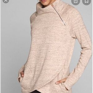 Athleta Cozy Karma Asym Pullover